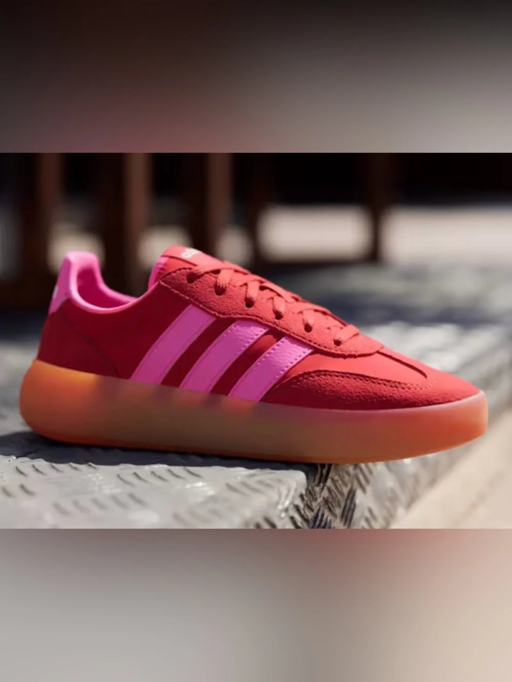 adidas Barreda Decode Shoes Women’s Sz 7 Scarlett/Pink/Gum - Picture 4 of 9